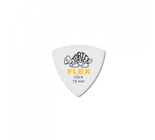 DUNLOP 456P.73 Tortex Flex Triangle набор медиаторов 0.73 6 шт