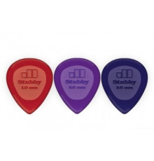 DUNLOP 4740 Stubby набор медиаторов (144 шт по 48 шт 1, 2, 3 мм)