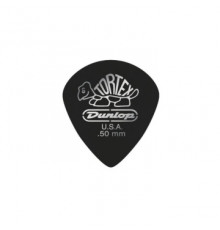 DUNLOP 482P.50 Tortex® Pitch Black Jazz III набор черных медиаторов 0.50мм, упаковка (12шт.)