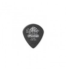 DUNLOP 482P1.35 Tortex® Pitch Black Jazz III упаковка черных медиаторов 1.35мм, (12шт.)