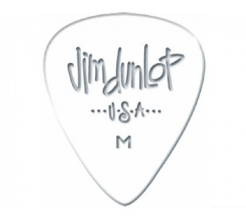 DUNLOP 4830-01 Genuine Celluloid White Classics набор медиаторов 4 варианта толщины, 432 шт