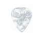DUNLOP 4830-04 Genuine Celluloid  White Perloid набор медиаторов, 4 варианта толщины 432 шт
