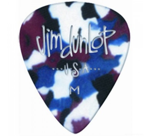 DUNLOP 4830-06 Genuine Celluloid Confetti набор медиаторов, 4 варианта толщины, 432 шт