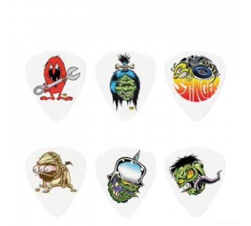 DUNLOP BL111 Dirty Donny Series 1 Набор медиаторов с оригинальной графикой, материал Tortex (432шт)