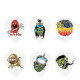 DUNLOP BL111 Dirty Donny Series 1 Набор медиаторов с оригинальной графикой, материал Tortex (432шт)