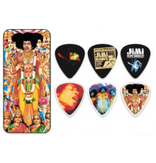 DUNLOP JН-PT02М Bold as Love Pick Tin набор медиаторов в жестяном футляре, средние, 12 шт