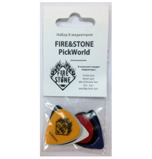 FIRE&STONE PickWorld   набор медиаторов 8шт.
