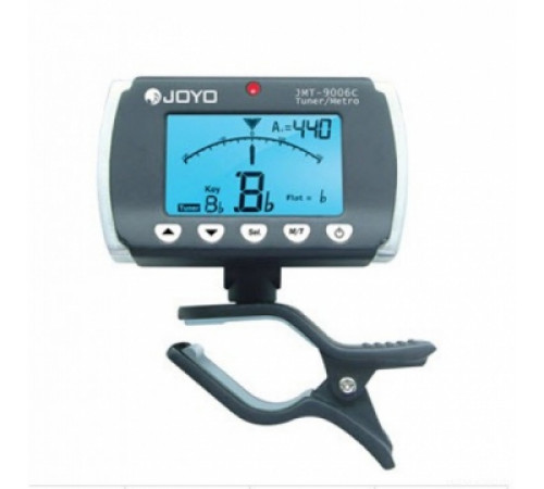 JOYO JMT-9006C тюнер/метроном-прищепка хроматический, темп 30-250