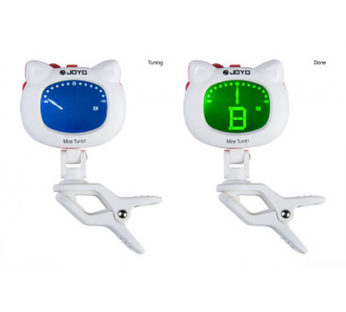 JOYO JT-03 MOE Tuner Hello Kitty тюнер-прищепка хроматический, гитара, бас, укулеле, скрипка