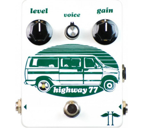 HEAVY ELECTRONICS Hwy-77 эффект гитарный овердрайв, подходит для бас-гитар
