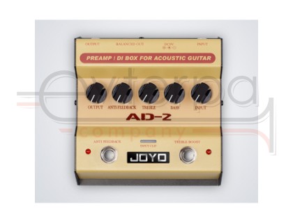JOYO AD-2 Acoustic Guitar Preamp/DI эффект для акустической гитары напольный преамп/директ-бокс