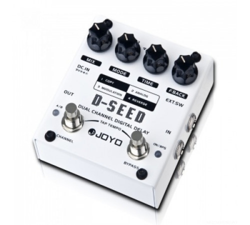 JOYO D-SEED Dual Channel Digital Delay эффект гитарный цифровой дилэй аналог Red Witch