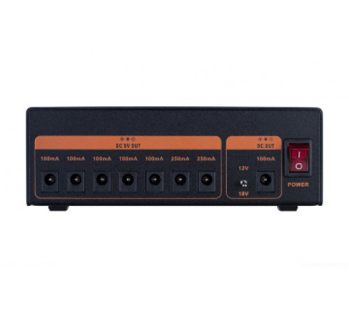 JOYO JP-04 Isolated Power Supply блок питания педалей эффектов, 9 Вх7 шт, 12/18 Вх1 шт