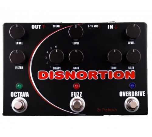 PIGTRONIX OFO Disnortion - Octave Fuzz Overdrive  эффект гитарный фузз/овердрайв/октавер
