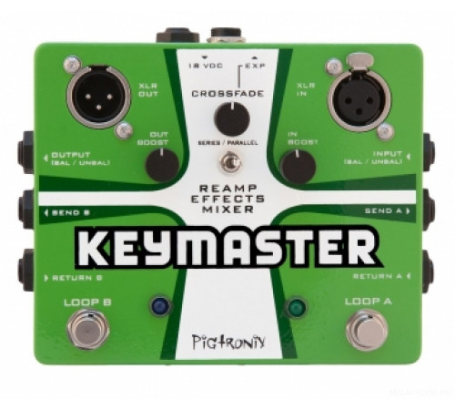 PIGTRONIX REM Keymaster, Reamp Effects Mixer эффект гитарный