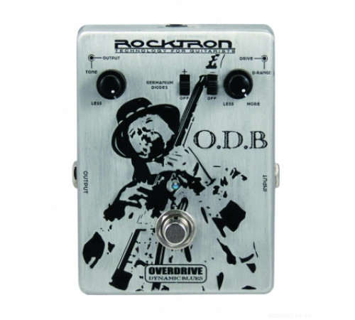 ROCKTRON Boutique O.D.B. Blues педаль гитарная, овердрайв на германиевых диодах