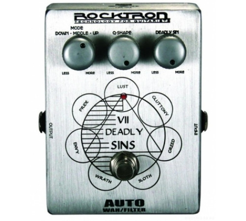 ROCKTRON Boutique VII Deadly Sins Auto Wah педаль гитарная авто-вау, синхро-вау