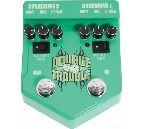 VISUAL SOUND V2DT  V2 Double Trouble эффект гитарный двойной овердрайв