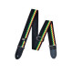 DUNLOP BОВ-02 Bob Marley Hackey Sack ремень гитарный, хлопок, черный