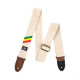 DUNLOP BОВ-03 Bob Marley Zig Zag ремень гитарный натурального цвета, конопляная пенька