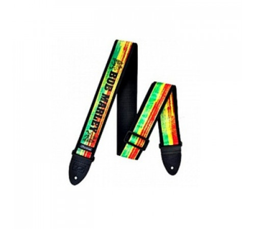 DUNLOP BОВ-06  Bob Marley Marley Lions ремень гитарный, полиэстер