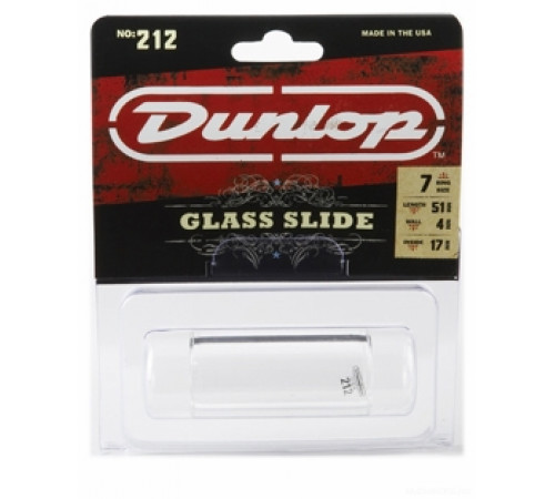 DUNLOP 212 Tempered Glass Heavy Small Short (17 x 25 x 51mm, rs 6-7) слайд стеклянный