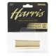 DUNLOP 231 Harris Medium (19 x 24-25.5 x 63.5mm, rs 9 1/4) слайд латунный с изгибом