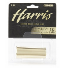 DUNLOP 232 Harris Large (20.5 x 24-25.5 x 63.5mm, rs 11) слайд латунный с изгибом