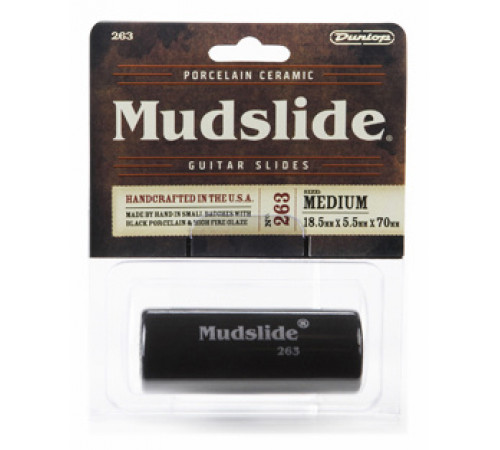 DUNLOP 263 Mudslide Porcelain Medium, rs 6 1/2-7 слайд фарфоровый