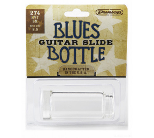 DUNLOP 274 Blues Bottle Heavy Clear Small слайд стеклянный в виде бутылочки