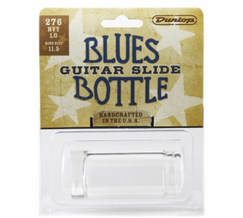 DUNLOP 276 Blues Bottle Heavy Clear Large слайд стеклянный в виде бутылочки