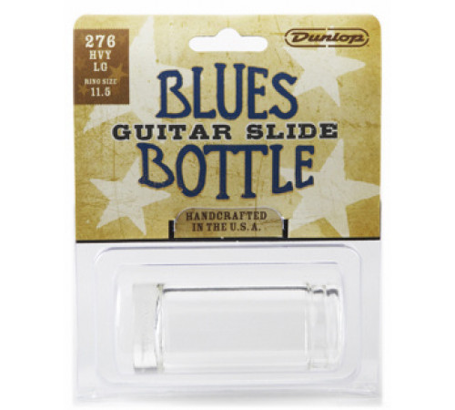 DUNLOP 276 Blues Bottle Heavy Clear Large слайд стеклянный в виде бутылочки