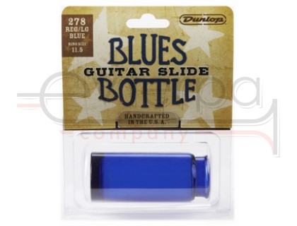 DUNLOP 278 Blue Blues Bottle Regular Large слайд стеклянный в виде бутылочки, синий