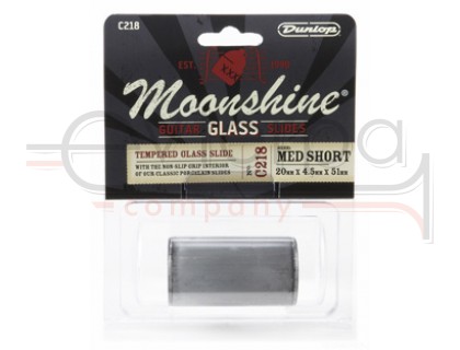 DUNLOP C218 Moonshine Glass Med Short Heavy Wall, rs 10 1/4 слайд стеклянный толстый, матовый внутри