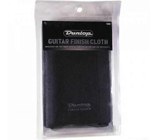 DUNLOP 5430 Guitar Finish Cloth салфетка для полировки деки, микрофибра
