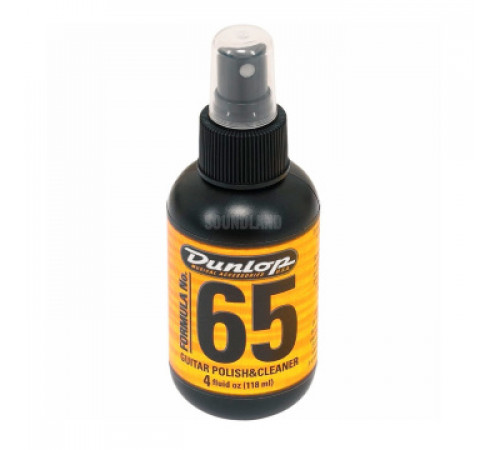 DUNLOP 654 Formula 65 Guitar Polish & Cleaner 4 Oz жидкость для чистки гитар, 120 мл