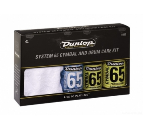 DUNLOP 6400 Cymbal and Drum Care Kit набор средств по уходу для тарелок и ударных