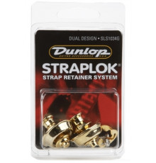 DUNLOP SLS1034G Dual Design стрэплоки, золото 24к