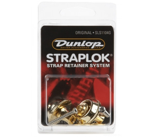 DUNLOP SLS1104G Original стрэплоки, золото 24к