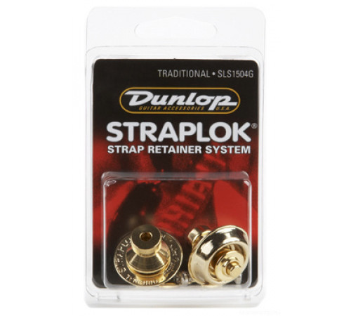 DUNLOP SLS1504G Traditional стрэплоки, позолота
