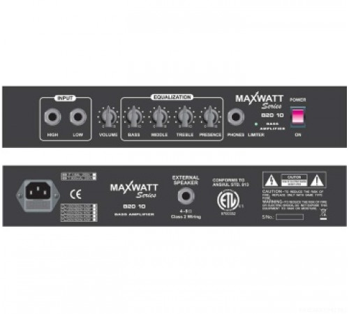 HIWATT MAXWATT B20/10 комбоусилитель для бас-гитары, 20 Вт, 1Х10
