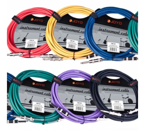 JOYO CM-04 Cable Blue инструментальный кабель 4,5 м, TS-TS 6,3 мм