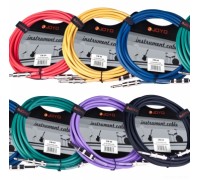 JOYO CM-04 Cable Green инструментальный кабель 4,5 м, TS-TS 6,3 мм