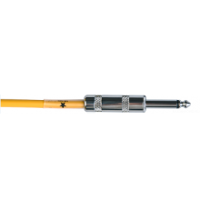 JOYO CM-12 Cable Orange инструментальный кабель, 4,5 м, TS-угловой TS 6,3 мм