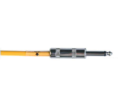 JOYO CM-12 Cable Orange инструментальный кабель, 4,5 м, TS-угловой TS 6,3 мм