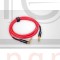 JOYO CM-19 red (красный) инструментальный кабель, 3 м, TS-угловой TS 6,3 мм