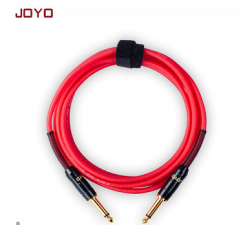 JOYO CM-21 red (красный) инструментальный кабель 6 м, TS-TS 6,3 мм