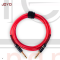 JOYO CM-21 red (красный) инструментальный кабель 6 м, TS-TS 6,3 мм