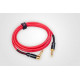 JOYO CM-22 red (красный) инструментальный кабель, 6 м, TS-угловой TS 6,3 мм