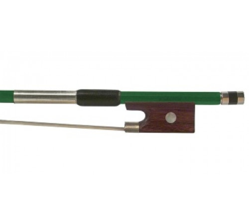 ANTON BRETON AB-110GN Brazilwood Student Violin Bow 1/2 Green смычок для скрипки, круглая трость